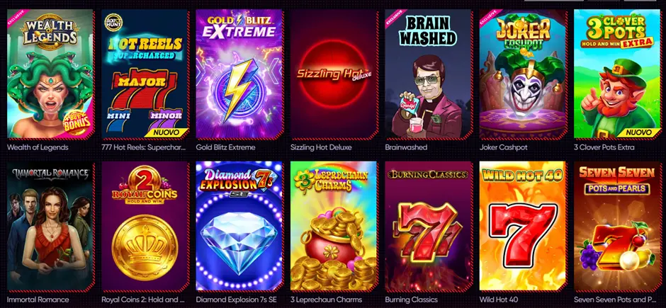 QuickWin slots