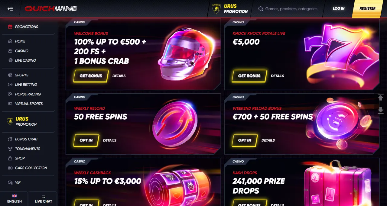 Quickwin Bonus