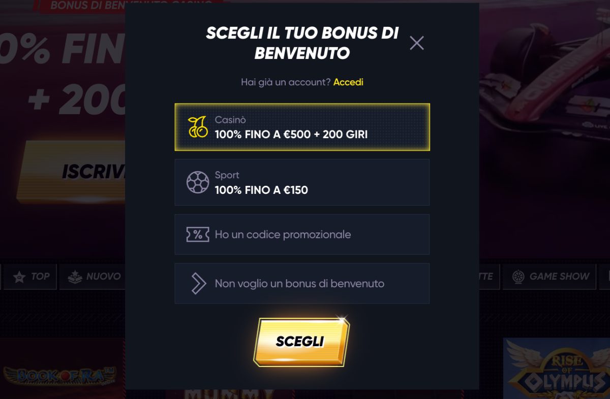 Εγγραφή στο QuickWin καζίνο 